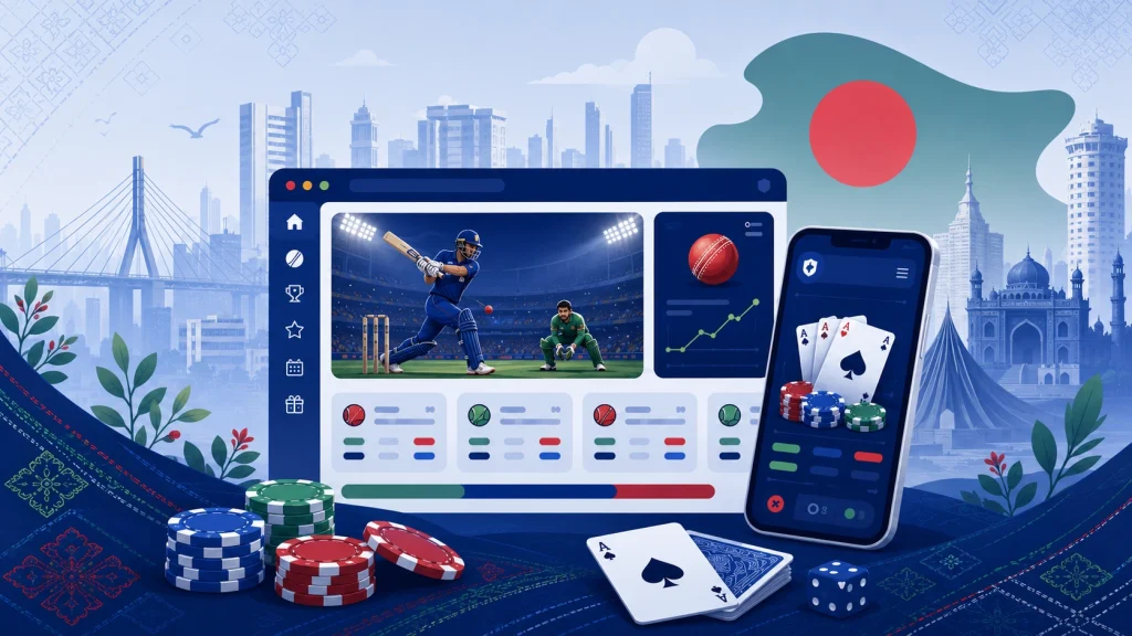 Digital gambling platform with live casino access