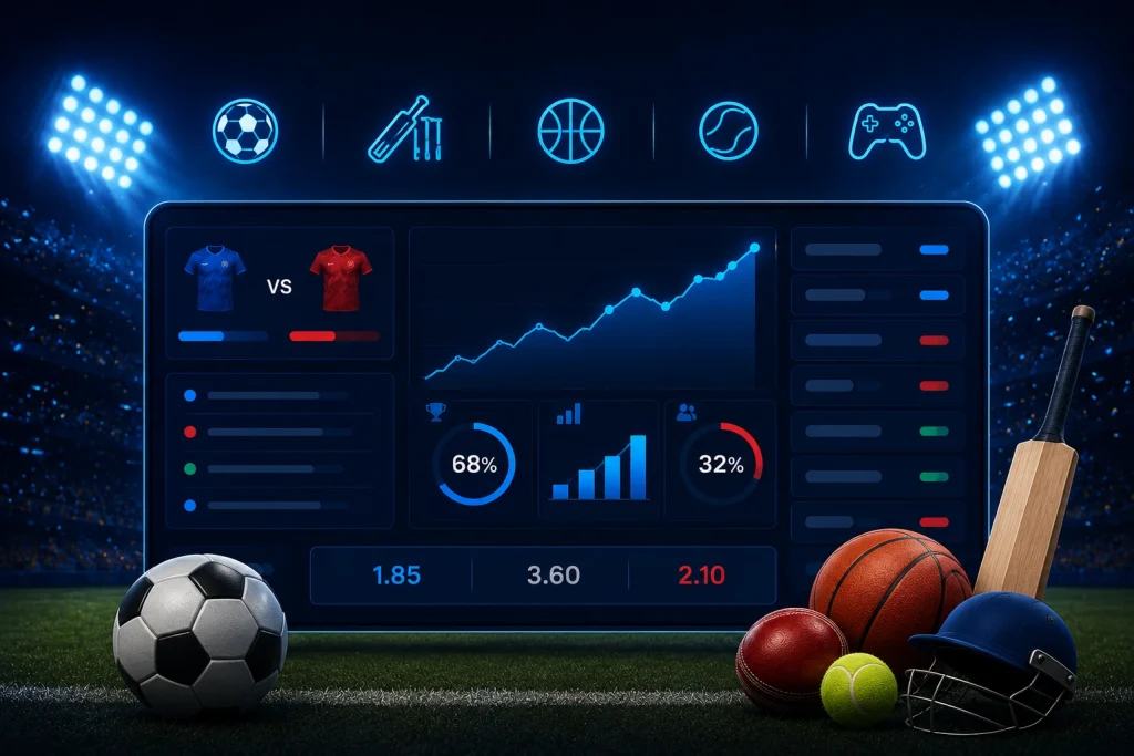 Real-time sportsbook dashboard for online wagering