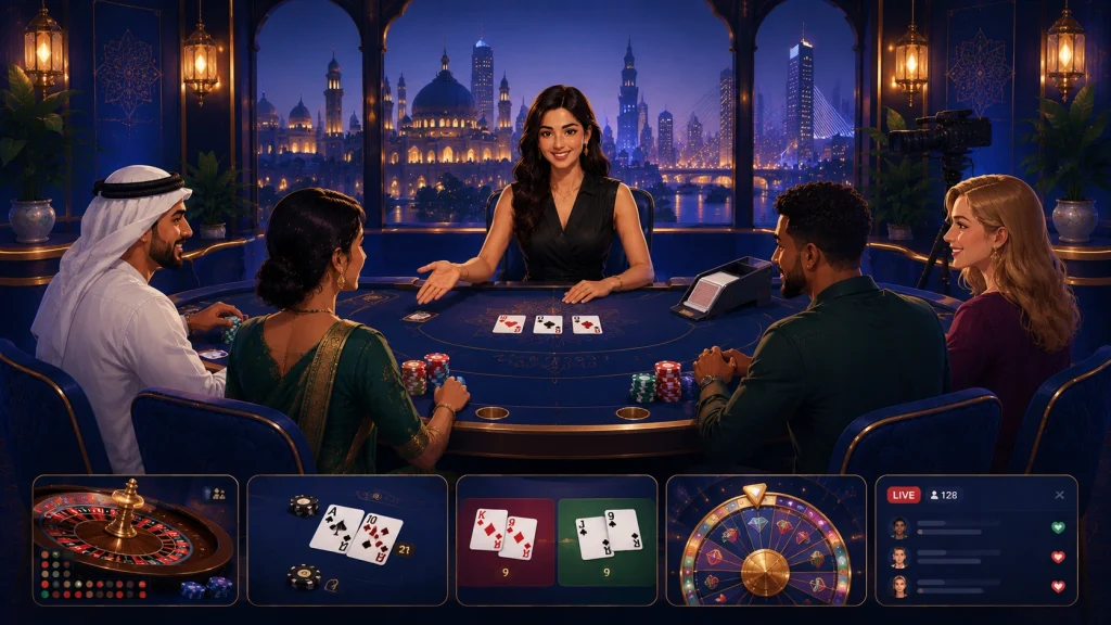 Interactive casino gaming experience for mobile users